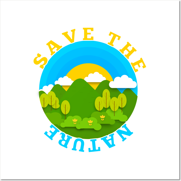 Save The Nature Wall Art by MultiiDesign